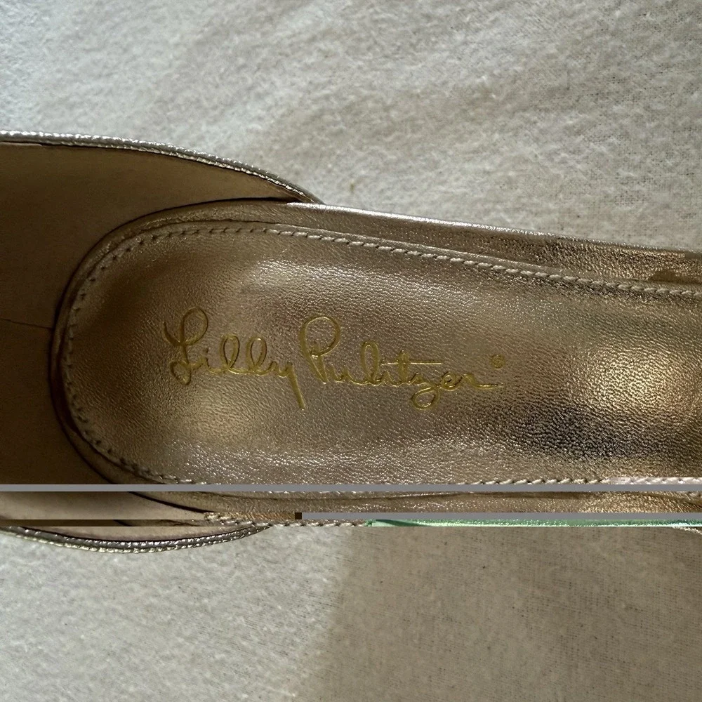 LILLY PULITZER BRIDGETTE WEDGE SANDALS SIZE 9M